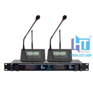 D6662A Micro không dây UHF cổ ngỗng 2 kênh D6662A Micro không dây UHF cổ ngỗng 2 kênh