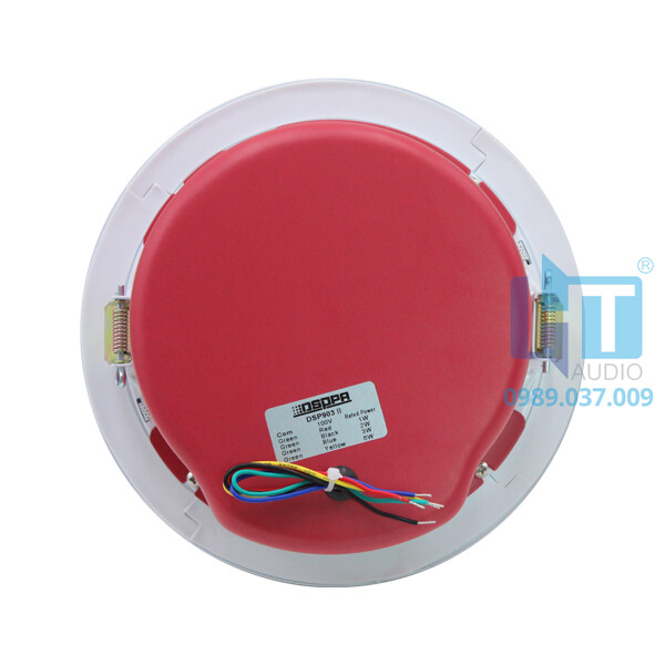 DSP903II Loa âm trần vỏ thép chống cháy 6W DSP903II Loa âm trần vỏ thép chống cháy 6W