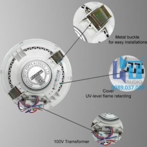 DSP5211 Loa trần đồng trục không bo viền 10W 4 dsp5211 3