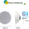 DSP7011L Loa âm trần không bo viền 10W