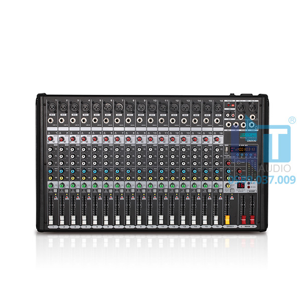 DMX08, Bàn trộn mixer DSPPA Audio 10 Channel DMX08, Bàn trộn mixer DSPPA Audio 10 Channel