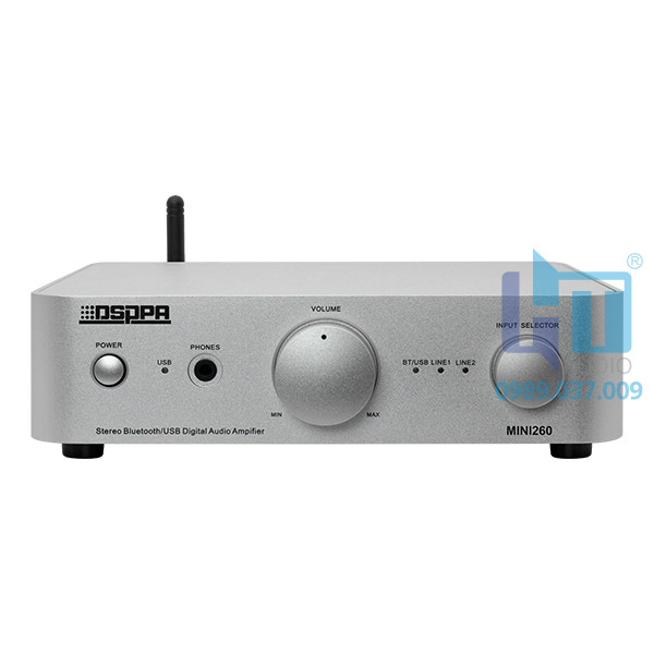 Mini50 2x40W Amply Bluetooth Stereo, USB Mini50 2x40W Amply Bluetooth Stereo, USB