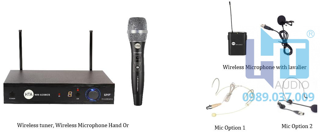 MS2 Micro không dây UHF HTA MS2 Micro không dây UHF HTA